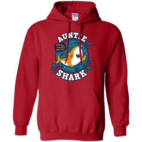 Sweatshirts Red / S Shark Family Trazo - Auntie Pullover Hoodie