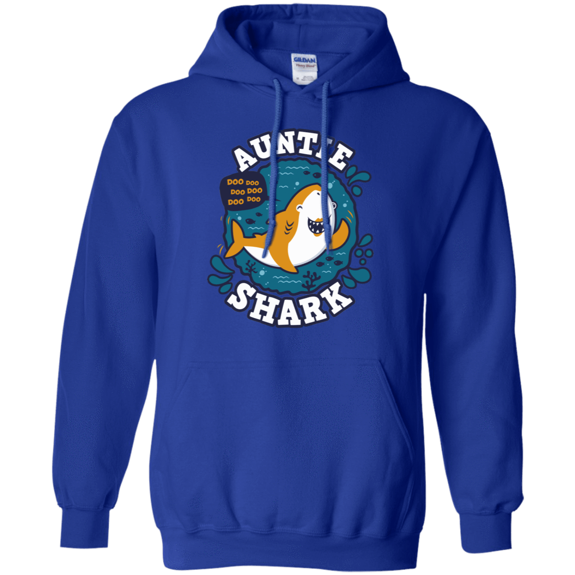 Sweatshirts Royal / S Shark Family Trazo - Auntie Pullover Hoodie