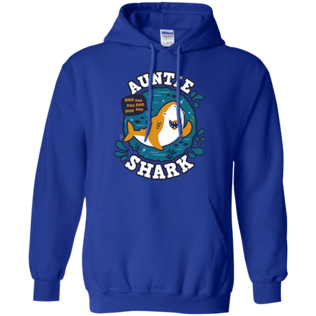 Sweatshirts Royal / S Shark Family Trazo - Auntie Pullover Hoodie