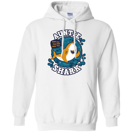 Sweatshirts White / S Shark Family Trazo - Auntie Pullover Hoodie