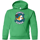Sweatshirts Irish Green / YS Shark Family Trazo - Auntie Youth Hoodie