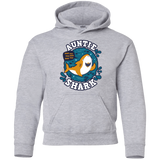 Sweatshirts Sport Grey / YS Shark Family Trazo - Auntie Youth Hoodie