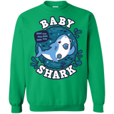 Sweatshirts Irish Green / S Shark Family trazo - Baby Boy chupete Crewneck Sweatshirt