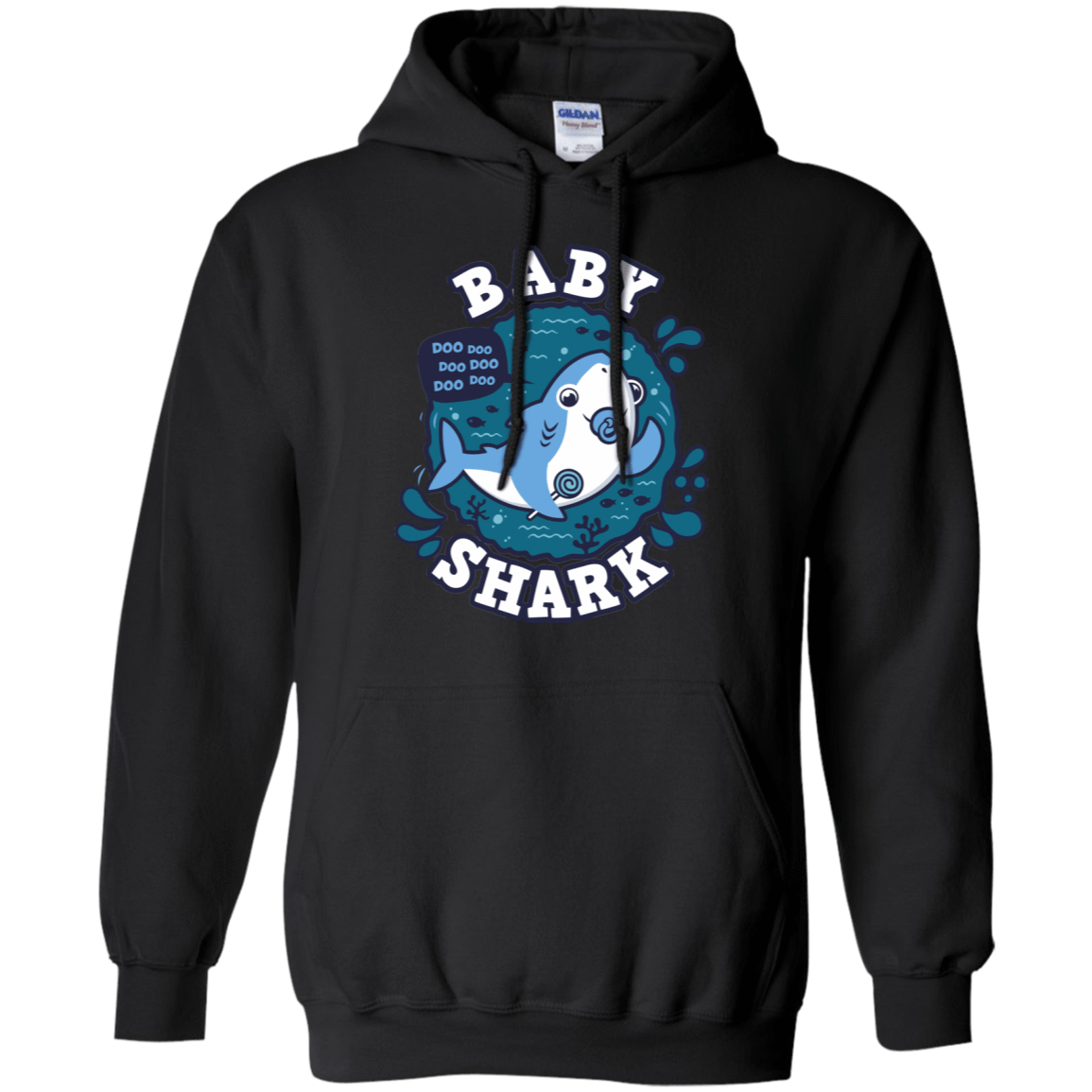 Sweatshirts Black / S Shark Family trazo - Baby Boy chupete Pullover Hoodie