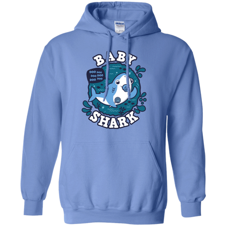 Sweatshirts Carolina Blue / S Shark Family trazo - Baby Boy chupete Pullover Hoodie