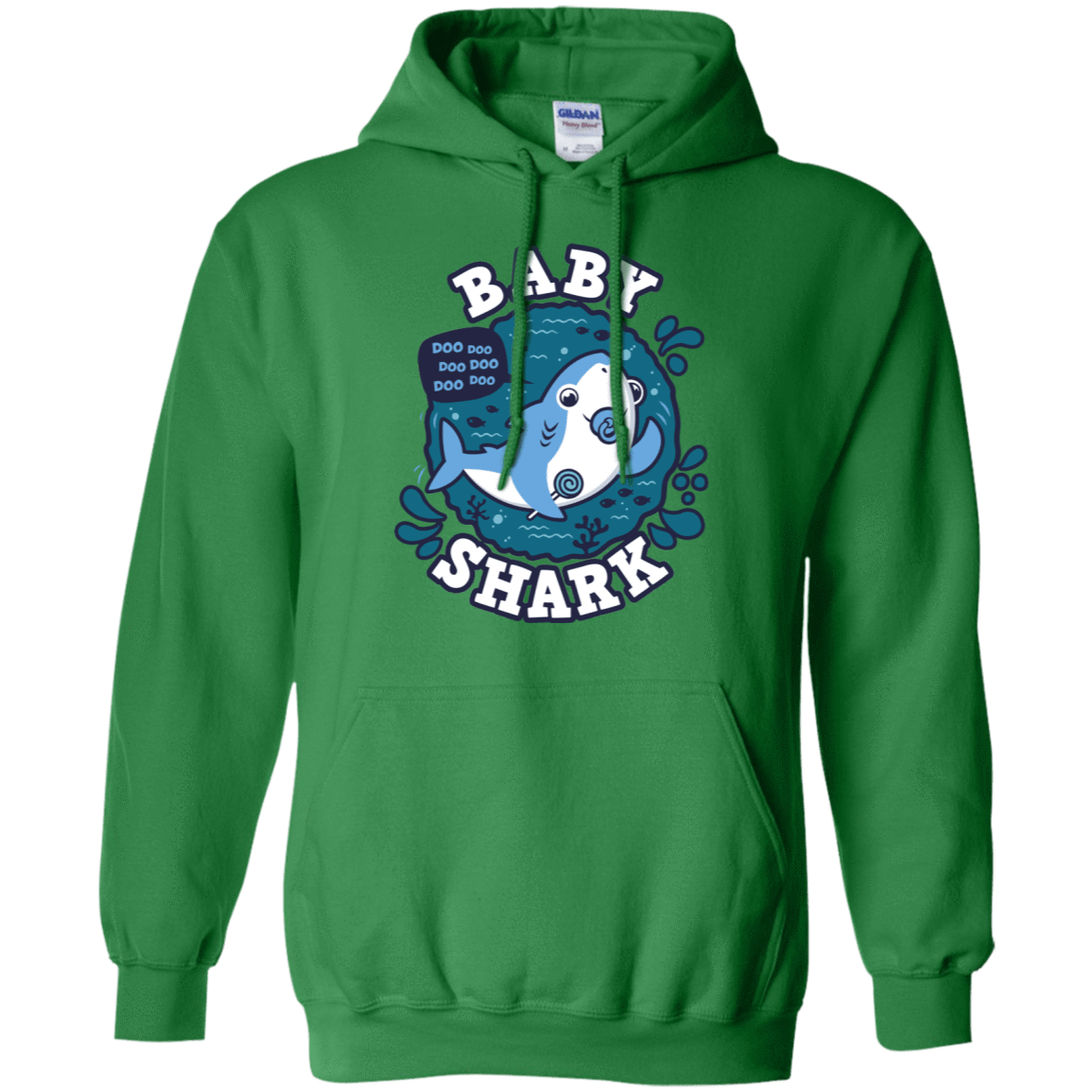 Sweatshirts Irish Green / S Shark Family trazo - Baby Boy chupete Pullover Hoodie