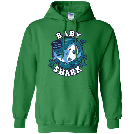 Sweatshirts Irish Green / S Shark Family trazo - Baby Boy chupete Pullover Hoodie