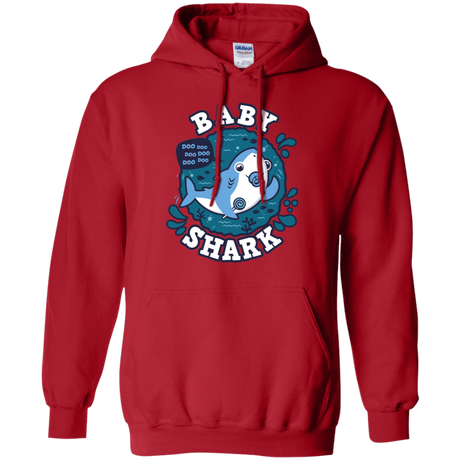 Sweatshirts Red / S Shark Family trazo - Baby Boy chupete Pullover Hoodie