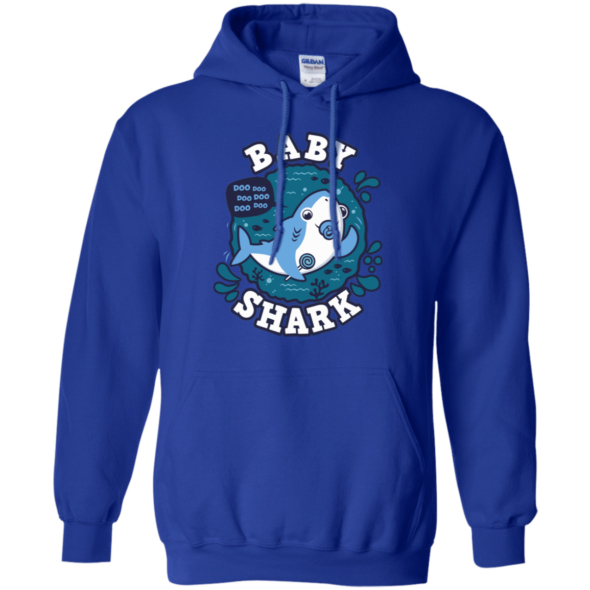 Sweatshirts Royal / S Shark Family trazo - Baby Boy chupete Pullover Hoodie