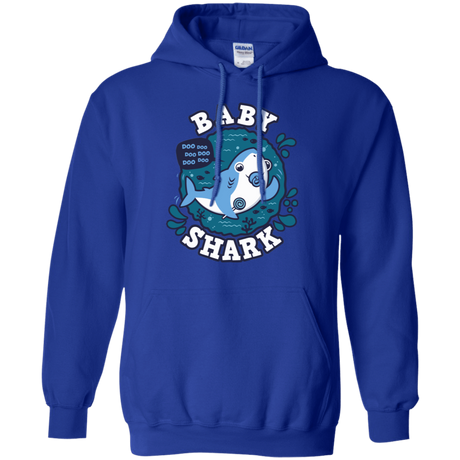 Sweatshirts Royal / S Shark Family trazo - Baby Boy chupete Pullover Hoodie