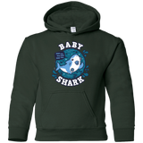 Sweatshirts Forest Green / YS Shark Family trazo - Baby Boy chupete Youth Hoodie