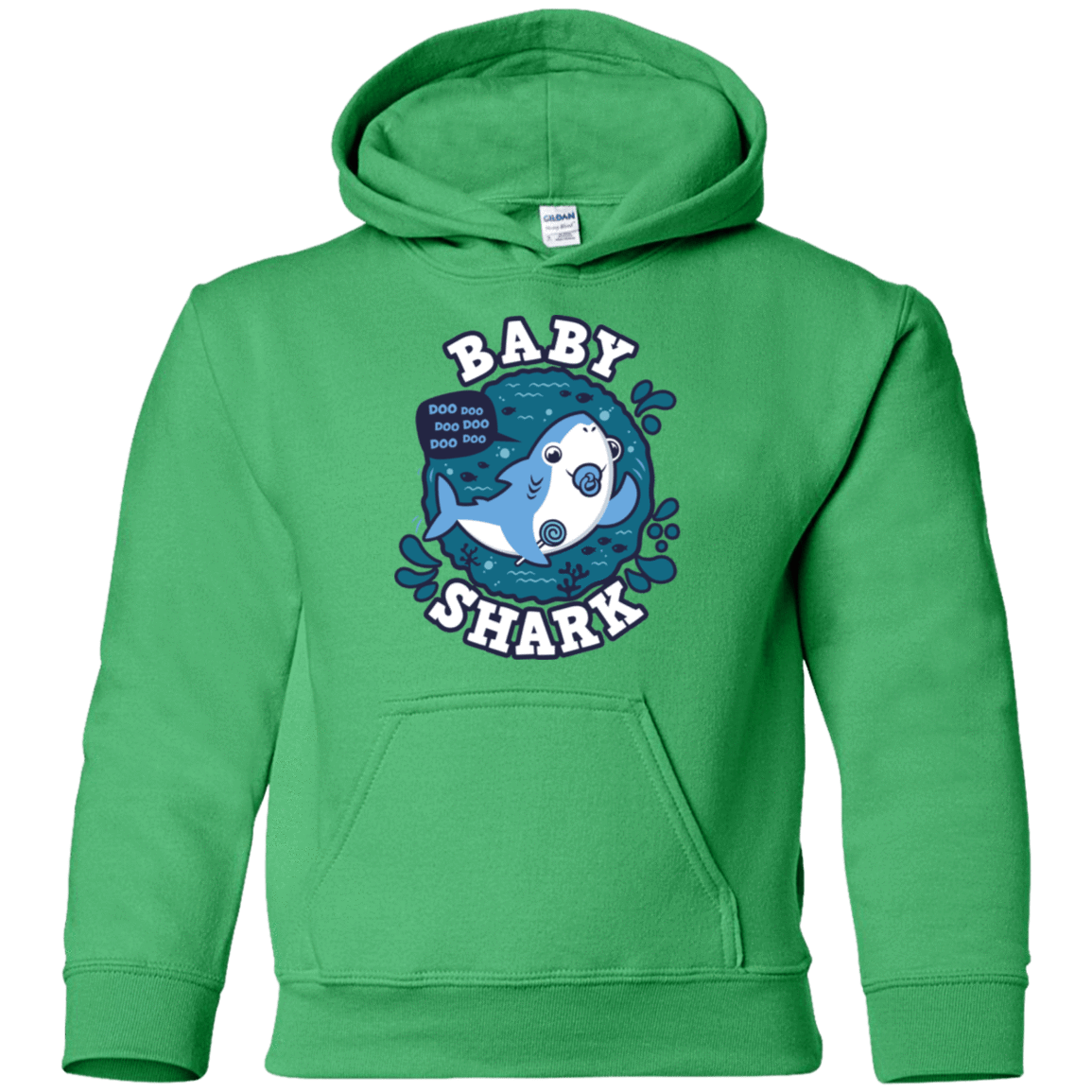 Sweatshirts Irish Green / YS Shark Family trazo - Baby Boy chupete Youth Hoodie