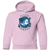 Sweatshirts Light Pink / YS Shark Family trazo - Baby Boy chupete Youth Hoodie