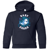 Sweatshirts Navy / YS Shark Family trazo - Baby Boy chupete Youth Hoodie