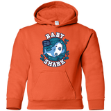 Sweatshirts Orange / YS Shark Family trazo - Baby Boy chupete Youth Hoodie