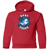 Sweatshirts Red / YS Shark Family trazo - Baby Boy chupete Youth Hoodie