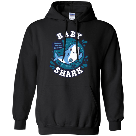 Sweatshirts Black / S Shark Family trazo - Baby Boy Pullover Hoodie