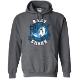 Sweatshirts Dark Heather / S Shark Family trazo - Baby Boy Pullover Hoodie