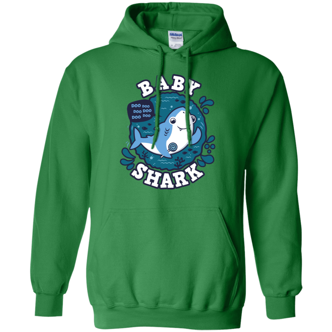 Sweatshirts Irish Green / S Shark Family trazo - Baby Boy Pullover Hoodie