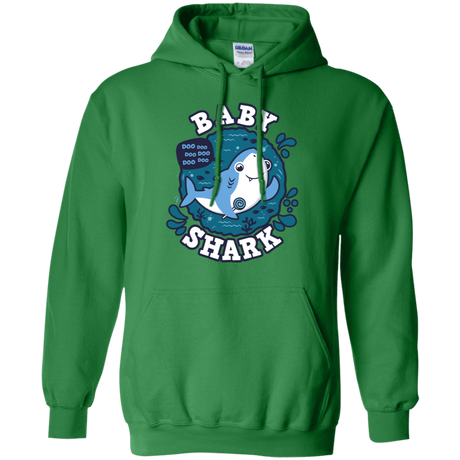 Sweatshirts Irish Green / S Shark Family trazo - Baby Boy Pullover Hoodie