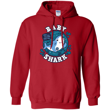 Sweatshirts Red / S Shark Family trazo - Baby Boy Pullover Hoodie