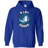 Sweatshirts Royal / S Shark Family trazo - Baby Boy Pullover Hoodie