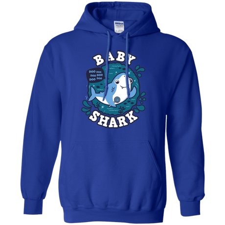 Sweatshirts Royal / S Shark Family trazo - Baby Boy Pullover Hoodie