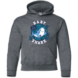 Sweatshirts Dark Heather / YS Shark Family trazo - Baby Boy Youth Hoodie