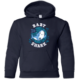 Sweatshirts Navy / YS Shark Family trazo - Baby Boy Youth Hoodie