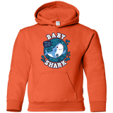 Sweatshirts Orange / YS Shark Family trazo - Baby Boy Youth Hoodie
