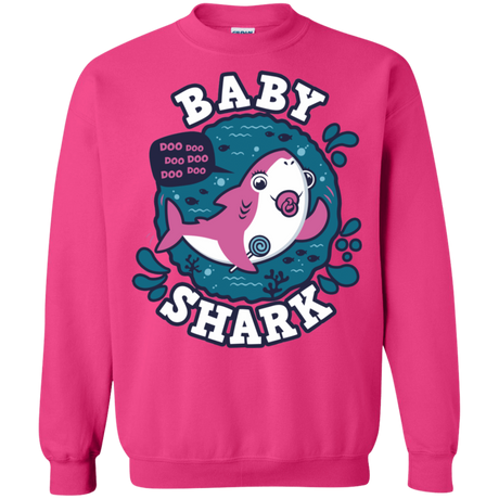 Sweatshirts Heliconia / S Shark Family trazo - Baby Girl chupete Crewneck Sweatshirt