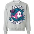 Sweatshirts Sport Grey / S Shark Family trazo - Baby Girl chupete Crewneck Sweatshirt