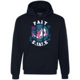 Sweatshirts Navy / S Shark Family trazo - Baby Girl chupete Premium Fleece Hoodie