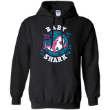 Sweatshirts Black / S Shark Family trazo - Baby Girl chupete Pullover Hoodie