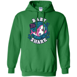 Sweatshirts Irish Green / S Shark Family trazo - Baby Girl chupete Pullover Hoodie