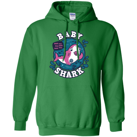 Sweatshirts Irish Green / S Shark Family trazo - Baby Girl chupete Pullover Hoodie