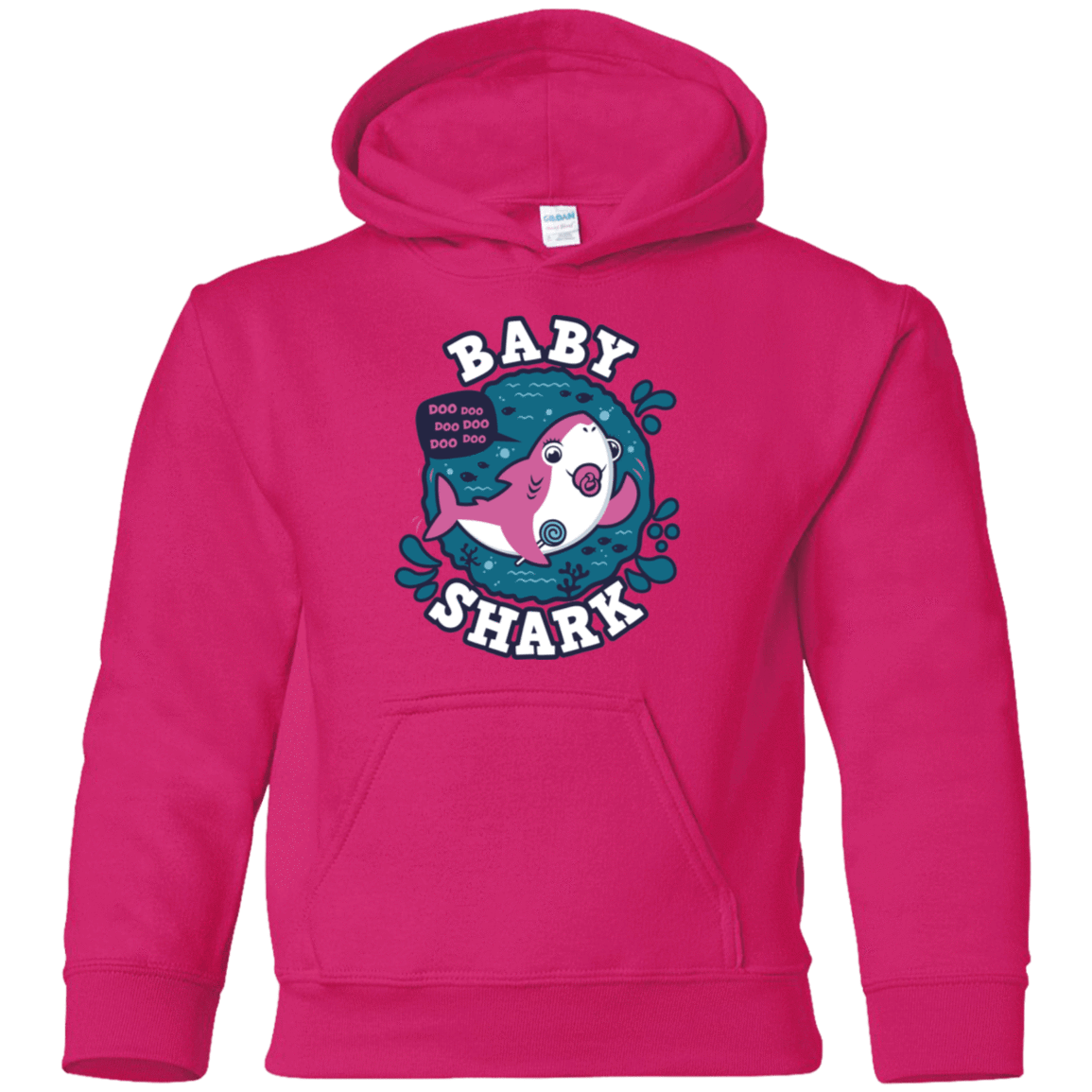 Sweatshirts Heliconia / YS Shark Family trazo - Baby Girl chupete Youth Hoodie
