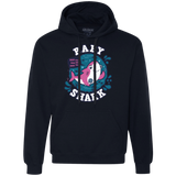 Sweatshirts Navy / S Shark Family trazo - Baby Girl Premium Fleece Hoodie