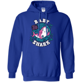 Sweatshirts Royal / S Shark Family trazo - Baby Girl Pullover Hoodie