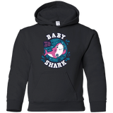 Sweatshirts Black / YS Shark Family trazo - Baby Girl Youth Hoodie