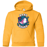Sweatshirts Gold / YS Shark Family trazo - Baby Girl Youth Hoodie