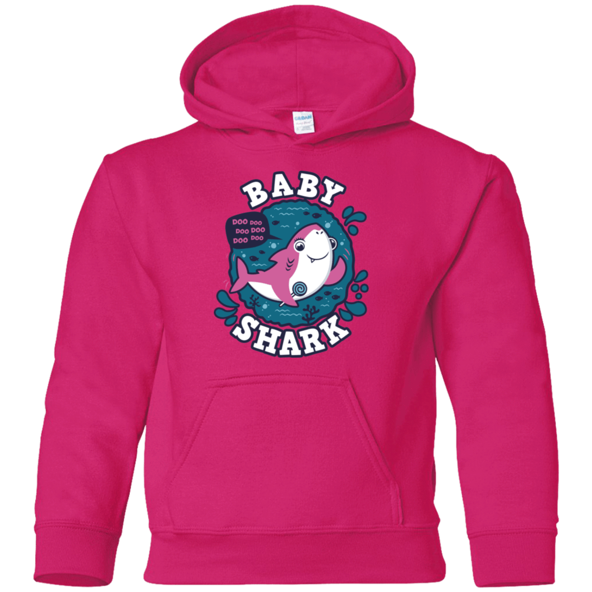 Sweatshirts Heliconia / YS Shark Family trazo - Baby Girl Youth Hoodie
