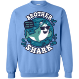 Sweatshirts Carolina Blue / S Shark Family trazo - Brother Crewneck Sweatshirt