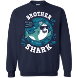 Sweatshirts Navy / S Shark Family trazo - Brother Crewneck Sweatshirt