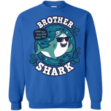 Sweatshirts Royal / S Shark Family trazo - Brother Crewneck Sweatshirt