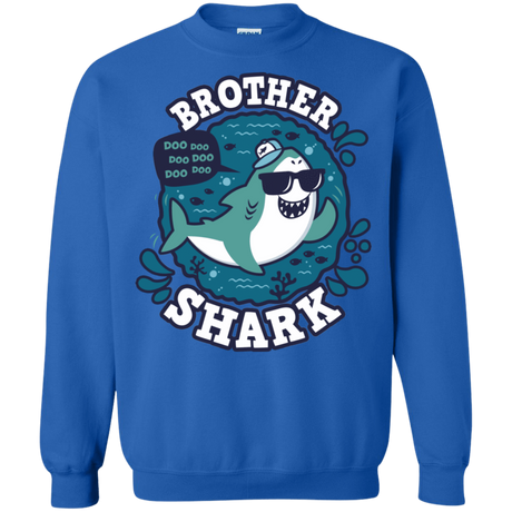 Sweatshirts Royal / S Shark Family trazo - Brother Crewneck Sweatshirt