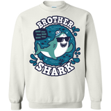 Sweatshirts White / S Shark Family trazo - Brother Crewneck Sweatshirt