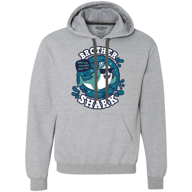 Sweatshirts Sport Grey / 2XL Shark Family trazo - Brother Premium Fleece Hoodie