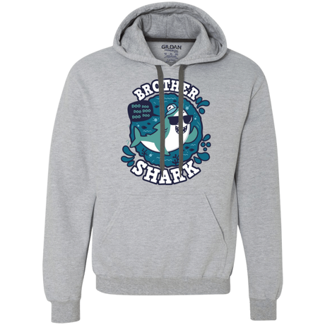 Sweatshirts Sport Grey / 2XL Shark Family trazo - Brother Premium Fleece Hoodie