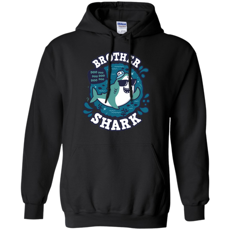 Sweatshirts Black / S Shark Family trazo - Brother Pullover Hoodie